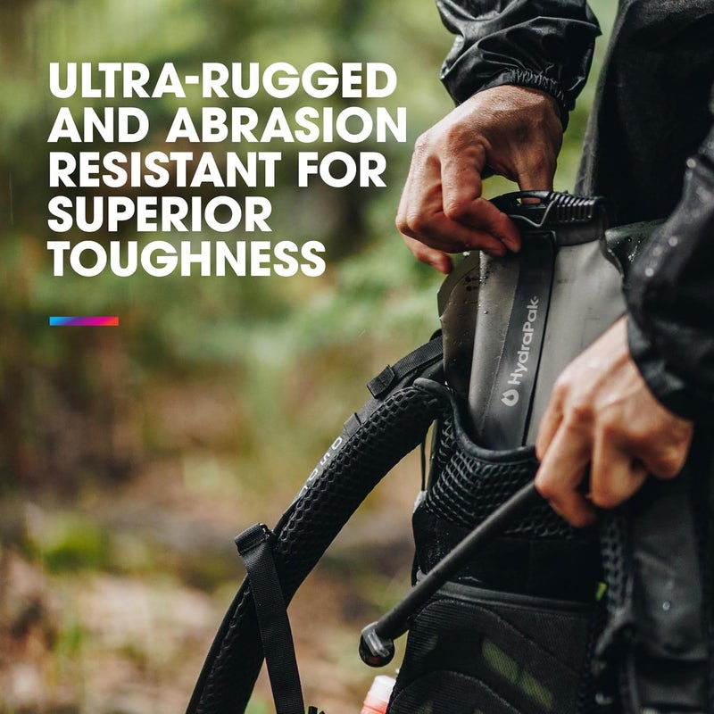 Hydrapak Force Ultra-Durable Water Bladder/Reservoir for Hydration Backpacks, 2L or 3L, Insulated Tube, Safe & Reliable - Image 2